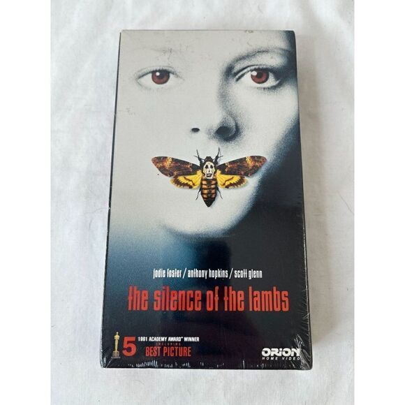 Silence Of The Lambs 1990 VHS Movie 1st Release Watermark Sealed-New - Picture 1 of 6